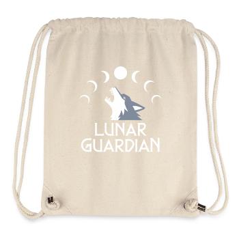 Lunar Guardian Wolf Und Mondphasen - Stanley/Stella recycelter Gym Bag - Naturweiß - Vorne