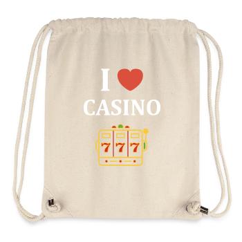 Kasino - Stanley/Stella recycelter Gym Bag - Naturweiß - Vorne
