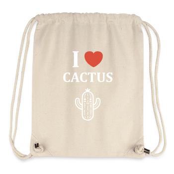 Kaktus - Stanley/Stella recycelter Gym Bag - Naturweiß - Vorne