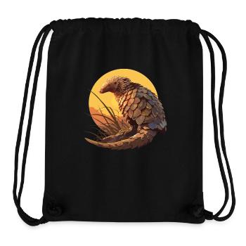 Schuppentiere Pangolin Schuppentier - Stanley/Stella recycelter Gym Bag - Schwarz - Vorne