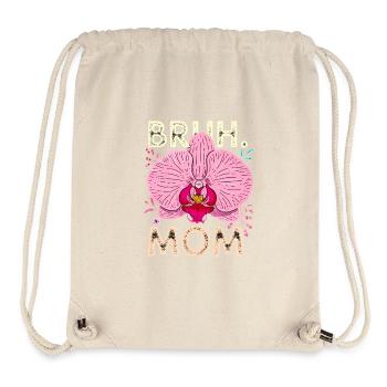 Bruh Mom Orchidee - Stanley/Stella recycelter Gym Bag - Naturweiß - Vorne