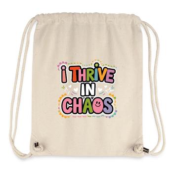 I Thrive In Chaos 13 - Stanley/Stella recycelter Gym Bag - Naturweiß - Vorne