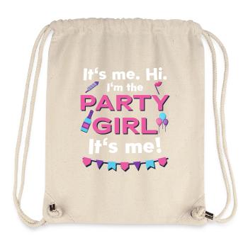 planche de travail Party Girl 1 exemplaire - Sac à cordon recyclé Stanley/Stella - blanc naturel - Devant
