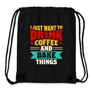 Bake - Stanley/Stella Recycled Gym Bag - black - Front