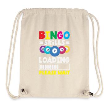 Bingo Skills Loading Please Wait Humor - Stanley/Stella Recycled Gym Bag - natural - Front