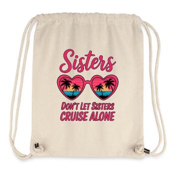 Kreuzfahrt Spruch Reise Schiffskreuzfahrt Geschenk - Stanley/Stella recycelter Gym Bag - Naturweiß - Vorne