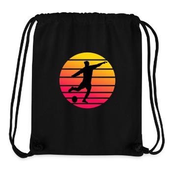 Fußball Leidenschaft Kicker Sport Soccer - Stanley/Stella recycelter Gym Bag - Schwarz - Vorne