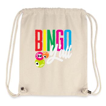 Bingo Y'all Farbenfrohes Bingo Erlebnis - Stanley/Stella recycelter Gym Bag - Naturweiß - Vorne
