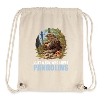 Schuppentiere Pangolin Schuppentier - Stanley/Stella recycelter Gym Bag - Naturweiß - Vorne