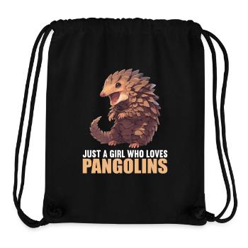 Schuppentiere Pangolin Schuppentier - Stanley/Stella recycelter Gym Bag - Schwarz - Vorne