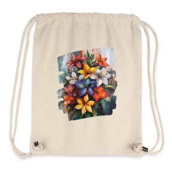 Frühling Frühlingsanfang Blume Blumen - Stanley/Stella recycelter Gym Bag - Naturweiß - Vorne