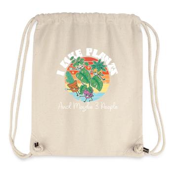 Plant Lover Gardening I Like - Stanley/Stella Recycled Gym Bag - natural - Front