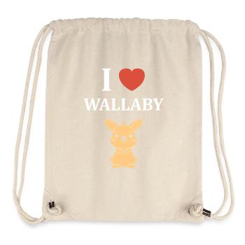 Wallaby - Stanley/Stella recycelter Gym Bag - Naturweiß - Vorne
