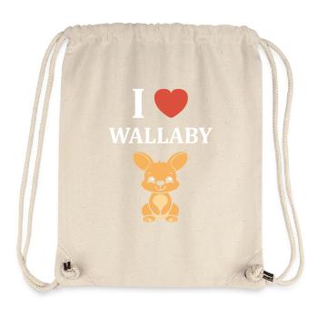 Wallaby - Stanley/Stella recycelter Gym Bag - Naturweiß - Vorne