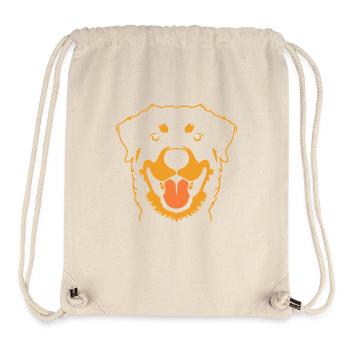 Rottweiler - Stanley/Stella recycelter Gym Bag - Naturweiß - Vorne