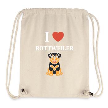 Rottweiler - Stanley/Stella recycelter Gym Bag - Naturweiß - Vorne