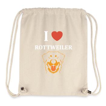 Rottweiler - Stanley/Stella recycelter Gym Bag - Naturweiß - Vorne