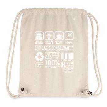 Consultant SAP Basis Consultant : résolution de problèmes multitâches - Sac à cordon recyclé Stanley/Stella - blanc naturel - Devant