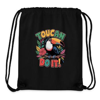 You can do it with a toucan motif - Stanley/Stella Recycled Gym Bag - black - Front