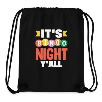 It's bingo night for all of you - Stanley/Stella Recycled Gym Bag - black - Front