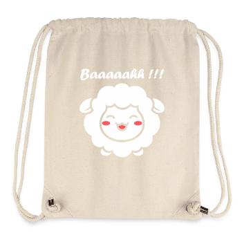 Sheep - Stanley/Stella Recycled Gym Bag - natural - Front