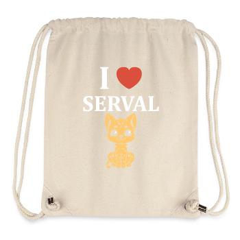 Serval - Stanley/Stella recycelter Gym Bag - Naturweiß - Vorne