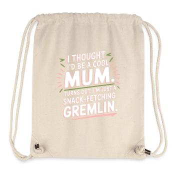 From Cool Mum To snack fetching gremlin - Stanley/Stella Recycled Gym Bag - natural - Front