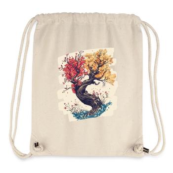 Frühling Frühlingsanfang Blume Blumen - Stanley/Stella recycelter Gym Bag - Naturweiß - Vorne