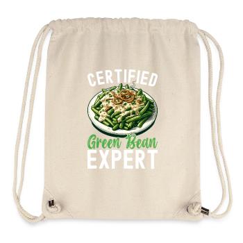 Casserole de haricots verts - Sac à cordon recyclé Stanley/Stella - blanc naturel - Devant
