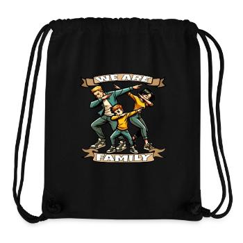 We Are Family Outfit Team Dap dapping - Stanley/Stella Recycled Gym Bag - black - Front