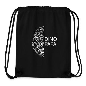Dino Papa Vater Vatertag Dinosaurier - Stanley/Stella recycelter Gym Bag - Schwarz - Vorne