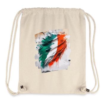 Italian flag Italy - Stanley/Stella Recycled Gym Bag - natural - Front