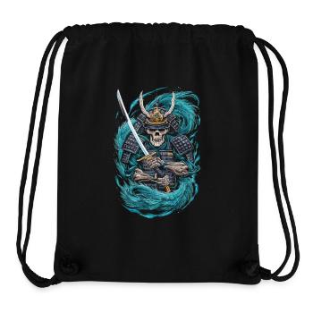Ghostly Samurai Warrior - Stanley/Stella Recycled Gym Bag - black - Front