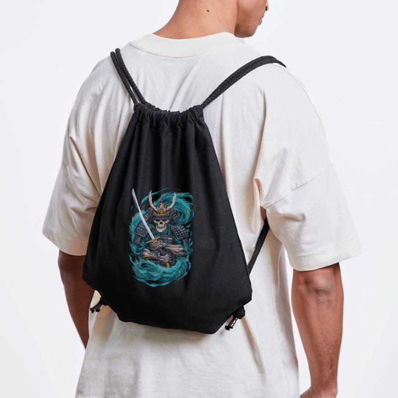 Ghostly Samurai Warrior Stanley/Stella Recycled Gym Bag