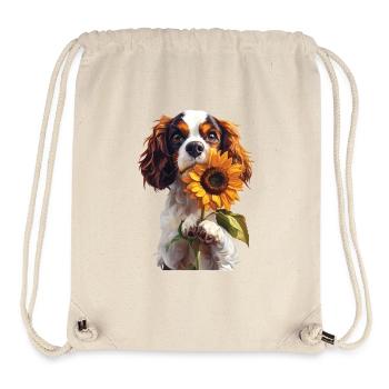 Cavalier King Charles - Stanley/Stella recycelter Gym Bag - Naturweiß - Vorne