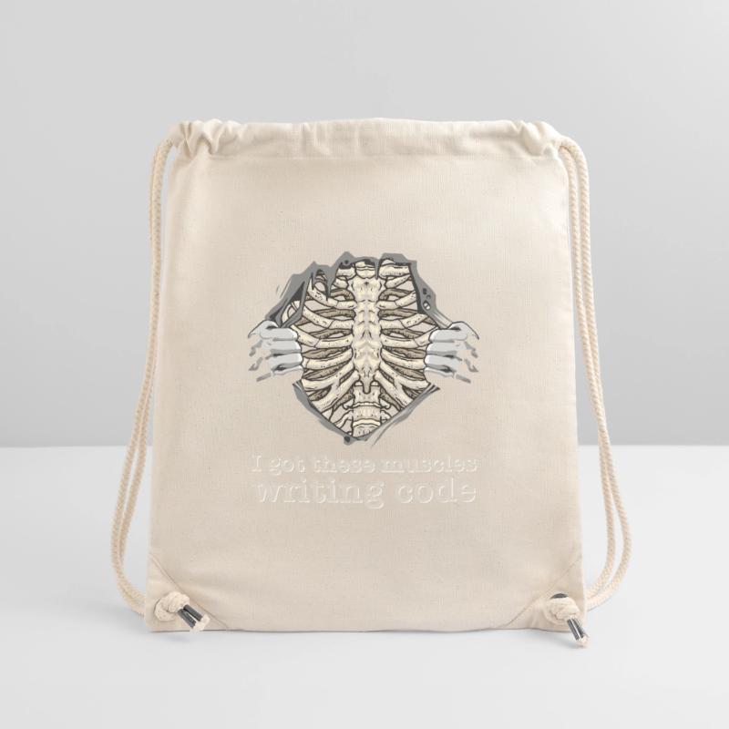 I Got These Muscles Writing Code for Nerd Geek Stanley/Stella Recycled Gym Bag