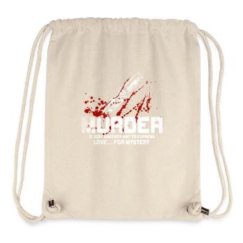 Mord ist nur eine andere Art, sich auszudrücken - Stanley/Stella recycelter Gym Bag - Naturweiß - Vorne