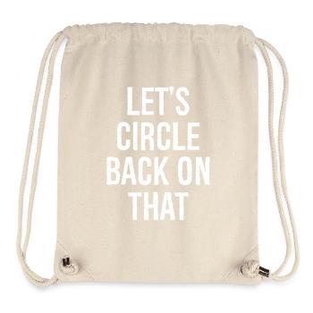 let's circle back on that - Stanley/Stella Recycled Gym Bag - natural - Front