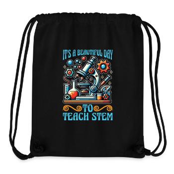 STEM Teacher It's A Beautiful Day Computer Science - Stanley/Stella recycelter Gym Bag - Schwarz - Vorne