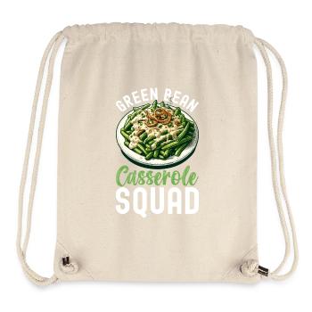 Casserole de haricots verts - Sac à cordon recyclé Stanley/Stella - blanc naturel - Devant