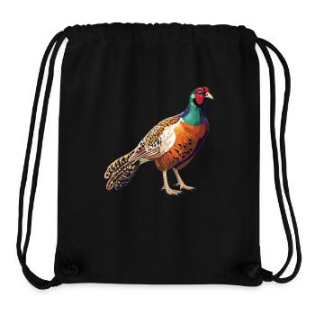 Pheasants Pheasant - Stanley/Stella Recycled Gym Bag - black - Front