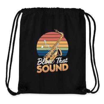 Saxophone Groove - Stanley/Stella Recycled Gym Bag - black - Front
