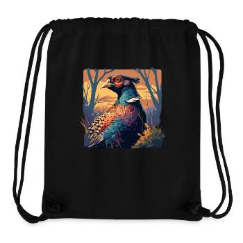 Pheasants Pheasant - Stanley/Stella Recycled Gym Bag - black - Front