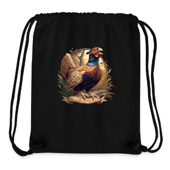 Pheasants Pheasant - Stanley/Stella Recycled Gym Bag - black - Front