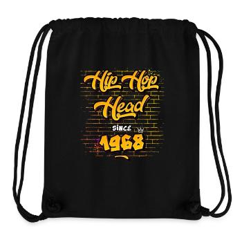 Hip-Hop Head Since 1968 - 57 Jahre Spitting Rhymes - Stanley/Stella recycelter Gym Bag - Schwarz - Vorne