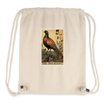 Pheasants Pheasant - Stanley/Stella Recycled Gym Bag - natural - Front
