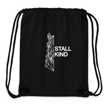 Stall Kind Pferde Mensch Geometrie Horse - Stanley/Stella recycelter Gym Bag - Schwarz - Vorne