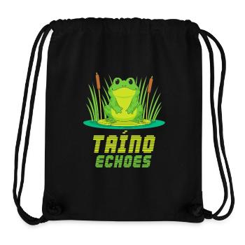Taíno Echoes Caribbean Ancestry Pride - Stanley/Stella Recycled Gym Bag - black - Front