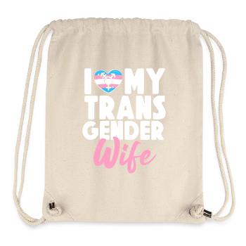 Transgender Trans LGBT Pride - Stanley/Stella Recycled Gym Bag - natural - Front