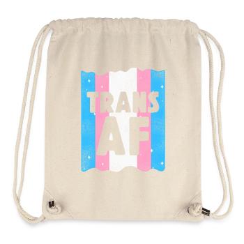 Transgender Trans LGBT Pride - Stanley/Stella Recycled Gym Bag - natural - Front